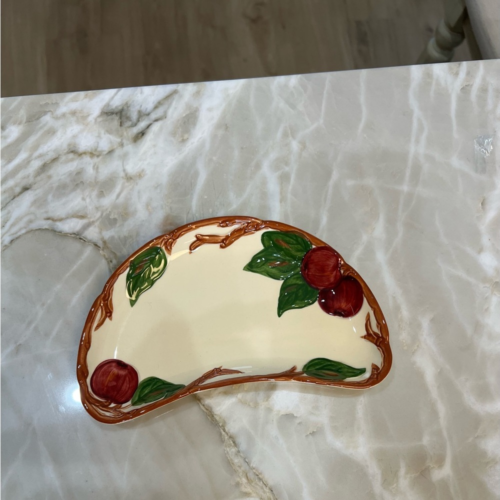 Franciscan Apple Crescent Salad Plate or Bone Dish
